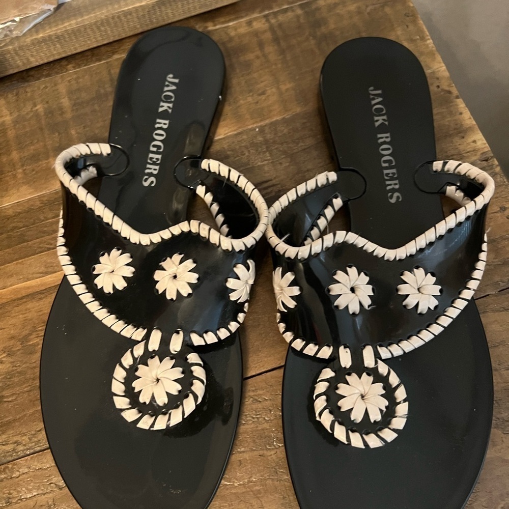 Jack Rogers black Jelly sandal - Picture 2 of 5